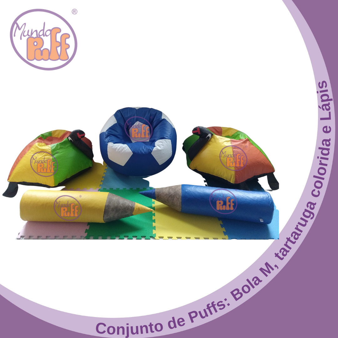 Pufes Infantis Mundo Puff