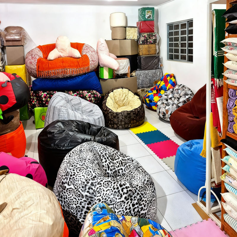 Interior do showroom Mundo Puff